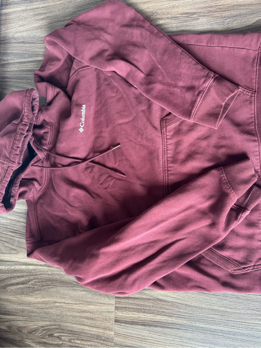 Columbia Men's Maroon Pullover Hoodie